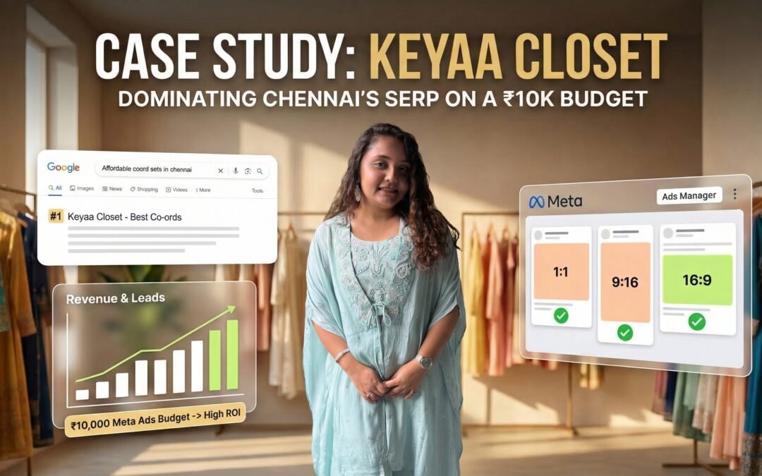 How We Scaled Keyaa Closet and Dominated the SERP for “Affordable coord sets in chennai”